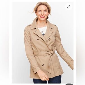 Talbots Classic Beige Trench Coat